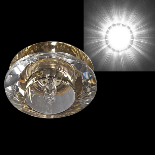 8003/T-S G9 GD Встраиваемый точечный светильник Sneha 8003/T-S G9 GD (220V, круглые)