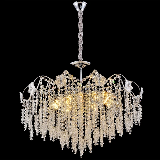 47300-0.3-12 CH Подвесная люстра хрустальная Reluce 47300-0.3-12 CH