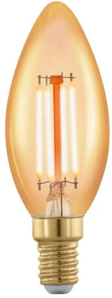 11698 Лампочка светодиодная филаментная E14 4W 220V 320 lm 1700K Eglo Lm_led_e14 11698