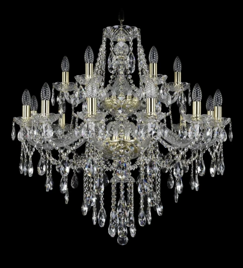 1415/12+6/300/2d G Подвесная люстра Bohemia 1415 1415/12+6/300/2d/G