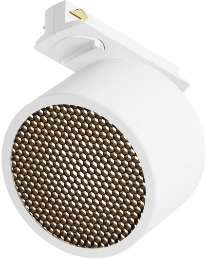 TR225-1-GX53-W Трековый светильник однофазный, 12W 220V Maytoni Glare TR225-1-GX53-W (круглые)