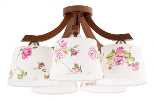 260-21-25 Потолочная люстра Дубравия Морис розы 260-21-25