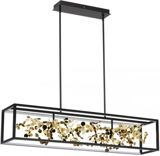 5065/65L Потолочная люстра на штанге Odeon Light Bild 5065/65L черный/золото/металл/металл LED 1*65W 4000K (220V)