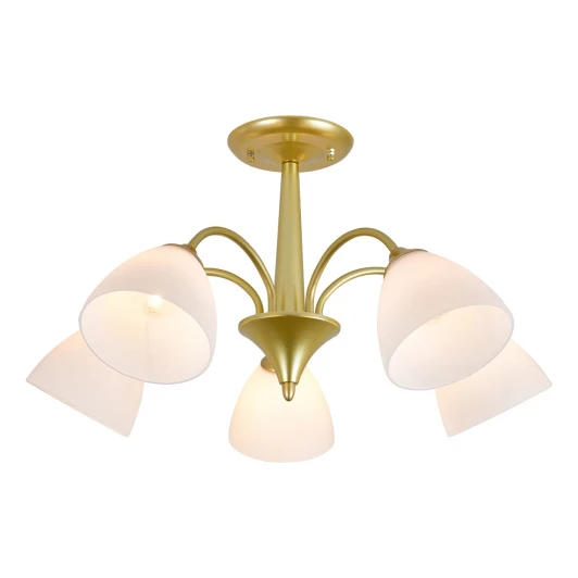 ES0000033 Потолочная люстра на штанге Escada Ilex ES0000033 150003/5R E27*60W Gold