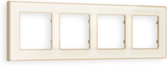 AF580344 Рамка Ambrella Volt ALFA Arctic (Бежевый Стекло органическое/Шампань) 4-ая AF580344