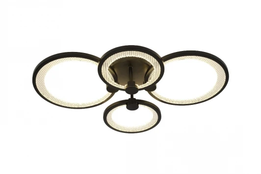 Odry CLL-1-78-RC BK Потолочная люстра на штанге светодиодная с пультом ЭРА Odry CLL-1-78-RC BK