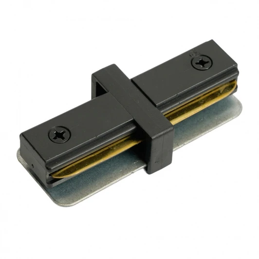 51898 Коннектор прямой однофазный для шинопровода черный Feron LD1020 51898