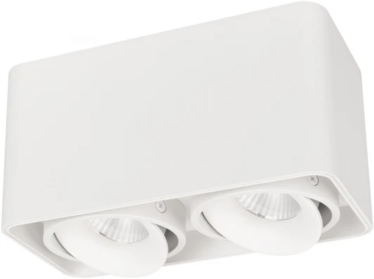 036059 Накладной светильник LED SP-CUBUS-S195x100-2x8W Day4000 (WH, 45 deg, 230V) (Arlight, IP20 Металл) 036059