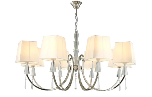 MARSELA SP-PL8 NICKEL Подвесная люстра Crystal Lux Marsela SP-PL8 NICKEL