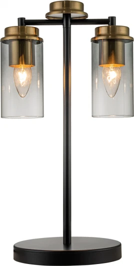 2118/2 Настольная лампа Escada Dinasty 2118/2 E14*40W Black/Brass
