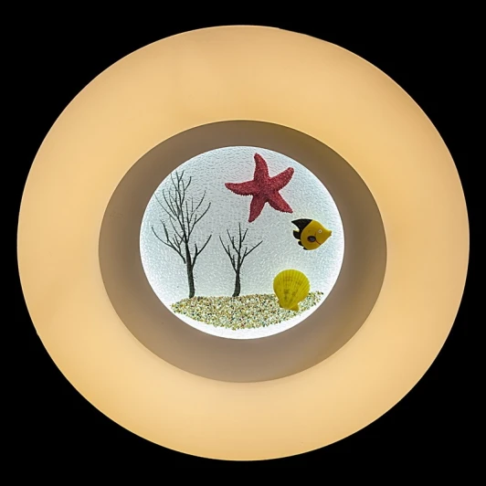 01023-0.3-01A Потолочный светильник круглый светодиодный с пультом Reluce 01023-0.3-01A (регулировка яркости, 220V, круглые)