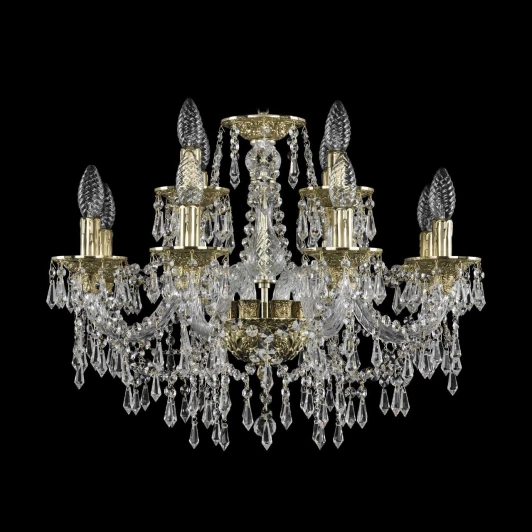 16103/8+4/195 G Подвесная люстра Bohemia Ivele Crystal 16103/8+4/195 G