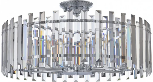 375209/8/80/580 CR Потолочная люстра хрустальная на штанге Arte Milano Sorrento-5209 375209/8/80/580 CR (220V)