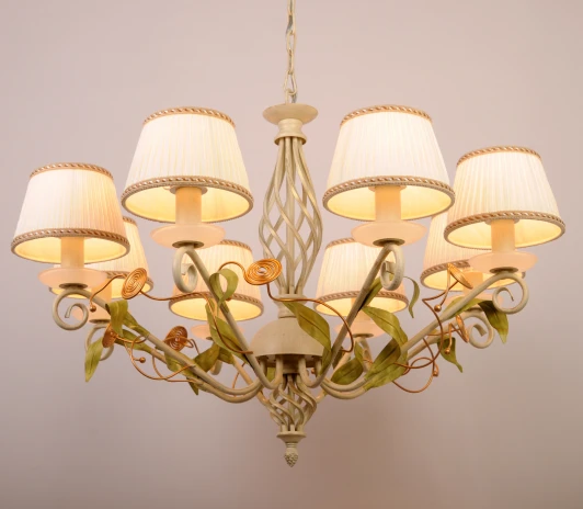 SD0940/8 Подвесная люстра Abrasax Suzanne SD0940/8 (220V, на цепи, листья)