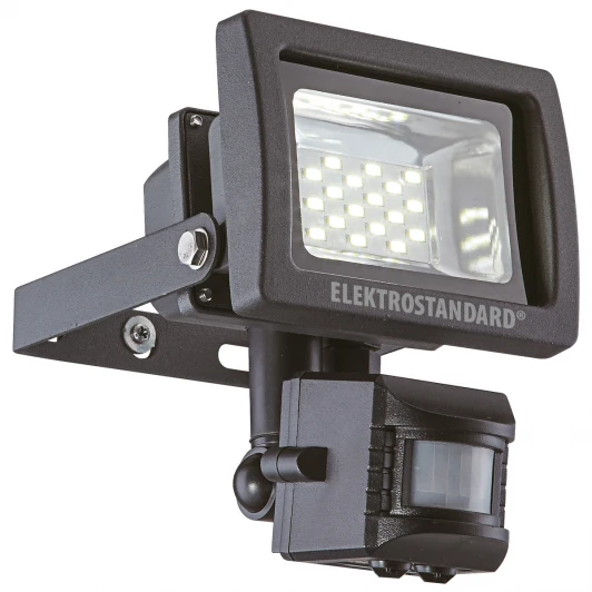 Прожектор (с датчиком) 003 FL LED 10W 6500K IP44 Прожектор уличный Elektrostandard (с датчиком) 003 FL LED 10W 6500K IP44