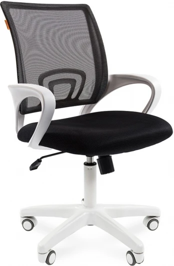 CHAIRMAN 696 white Компьютерное кресло CHAIRMAN 696 white (Пластик,Ткань,Сетка/Черный)