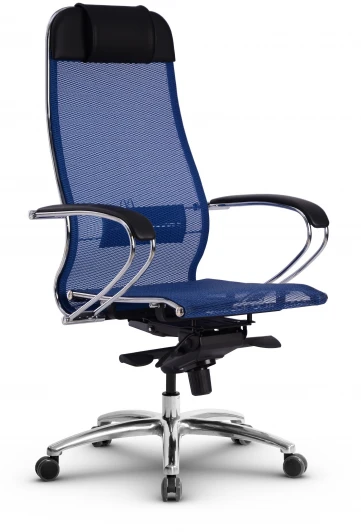 z312298963 Офисное кресло Метта Samurai S-1.04 MPES Синий/Черный/Синий