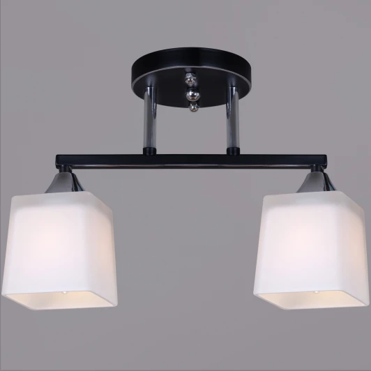 05017-0.3-02 BK+CR Потолочная люстра на штанге Reluce 05017-0.3-02 BK+CR