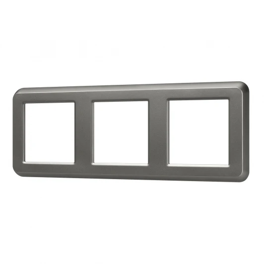 043785 Рамка пластиковая FRM-VERSA-PL-3-GR (Arlight) 043785