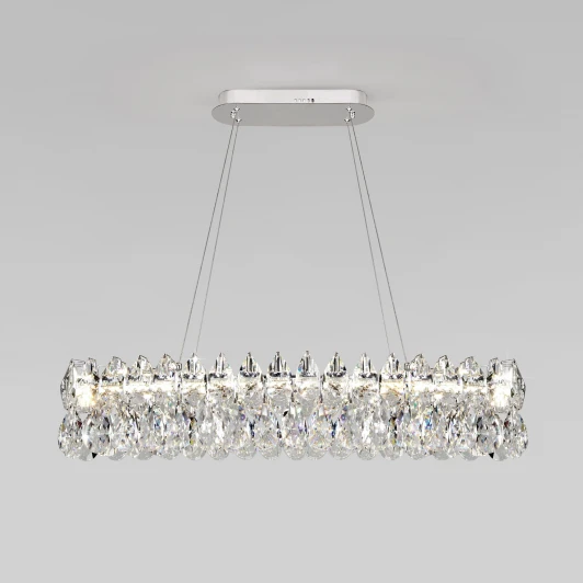 90372/1 Strotskis Подвесная люстра светодиодная Bogate's Marvel 90372/1 Strotskis (220V, хрусталь, на тросе)