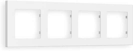 AF220124 Рамка Ambrella Volt ALFA Techno (Белый матовый) 4-ая AF220124