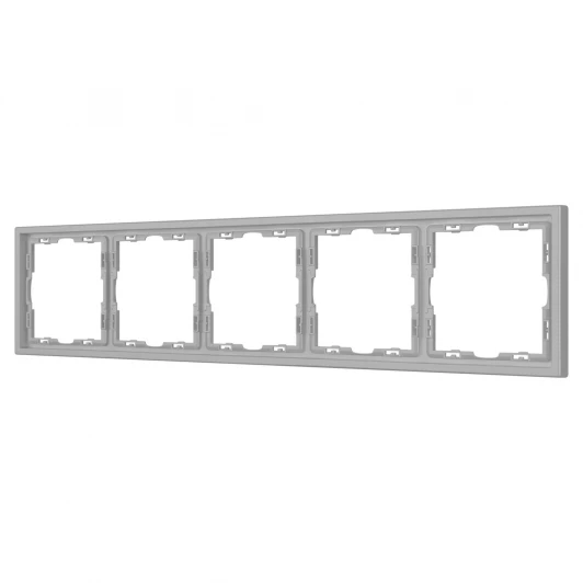 059463 Рамка пластиковая FRM-NOBE-SFPL-5-IS (Arlight, Никель) 059463
