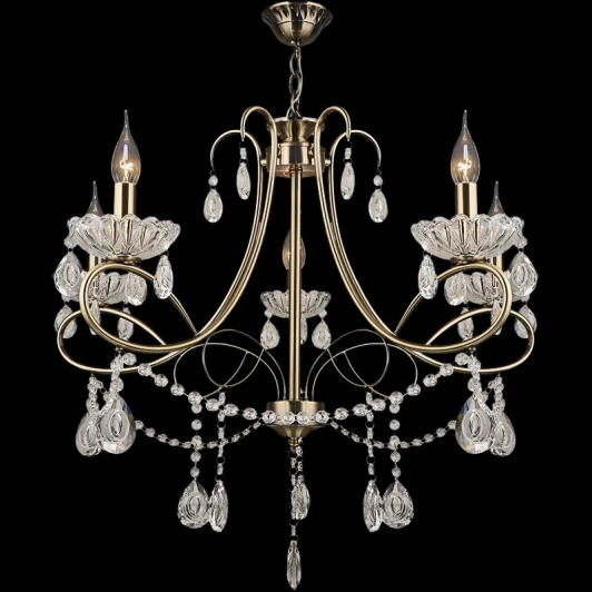 01666-0.4-05 Подвесная люстра Reluce 01666-0.4-05 (220V, подвески, на цепи, подсвечник, свеча)