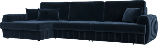 129305L Диван угловой Лига-057 НПБ Лонг угол левый Лига Диванов (Велюр) арт.129305L
