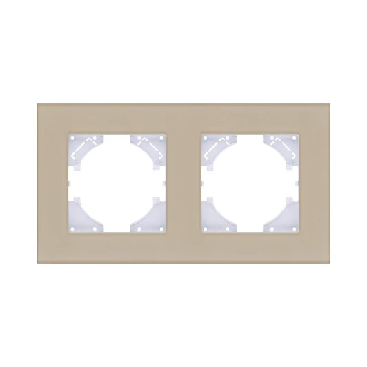 RM2GD Рамка 2-постовая стекло золотой Kollinger Reflex MG RM2GD