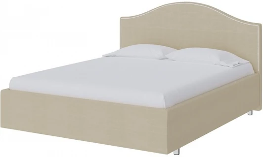 1912691 PROxSON Кровать Classic (Ткань: Велюр Forest 726 Светло-бежевый) 180x200