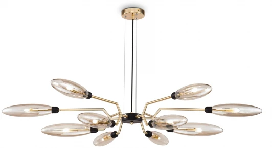 MOD012CL-12G Подвесная люстра Maytoni Ventura MOD012CL-12G (220V, на тросе)