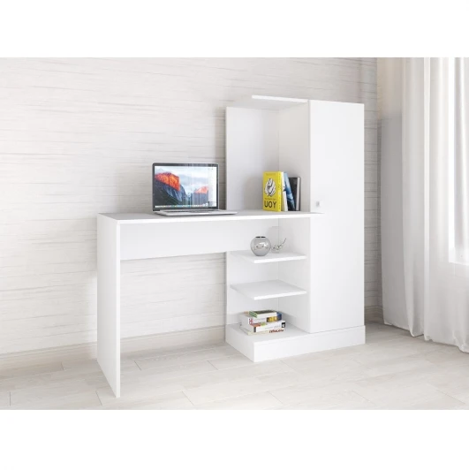 00-00028793 Стол компьютерный ТЭКС Квартет-6, белый