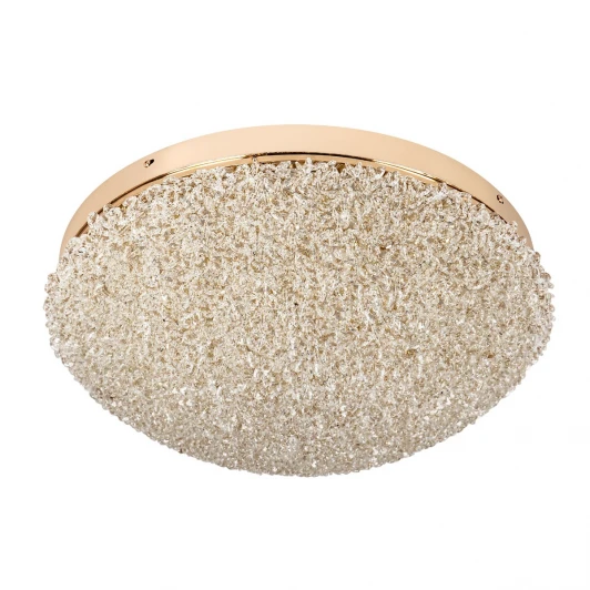 ML.2320.500 GD Потолочная люстра светодиодная хрустальная с пультом с регулировкой цветовой температуры и яркости Modelux MODELUX ML.2320.500 GD