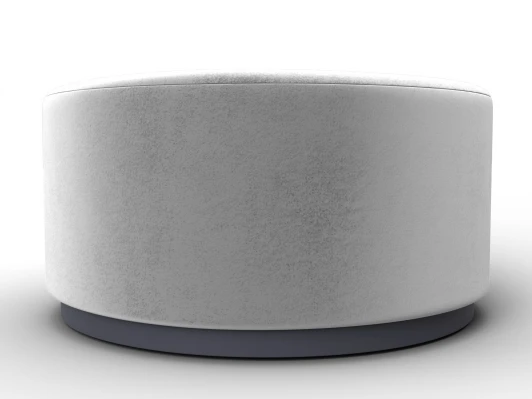 132367 Пуф 005 (ДСП/Пластик/Велюр/Молочный) Лига Диванов 132367