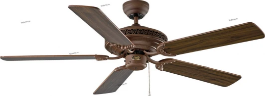 513233CAS Вентилятор потолочный Casafan Centurion, 5 лопастей, коричневый, орех с дубом