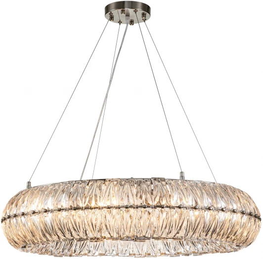 V000301 Подвесной светильник Finezza V000301 (12023/10P Nickel) (220V, на тросе, круглые)