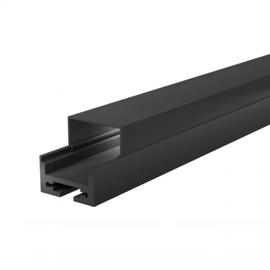 WAP-S/H-20/20/2000-B Профиль алюминиевый накладной/подвесной черный 20х20х2000мм Wolta WAP WAP-S/H-20/20/2000-B