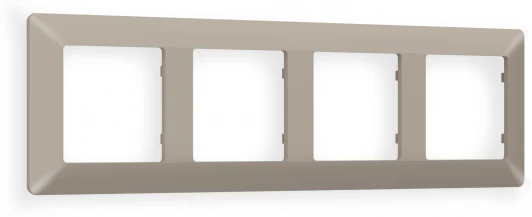 AF110364 Рамка Ambrella Volt ALFA Line (Серо-бежевый матовый) 4-ая AF110364