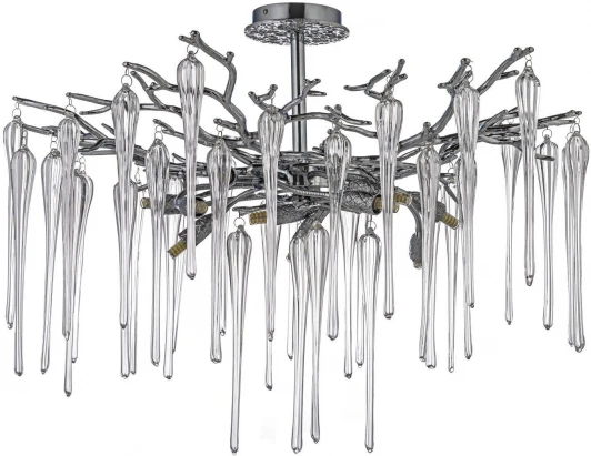 Tavenna H 1.3.76.101 N Потолочная люстра хрустальная на штанге Dio D`arte Tavenna Nickel Tavenna H 1.3.76.101 N (220V)