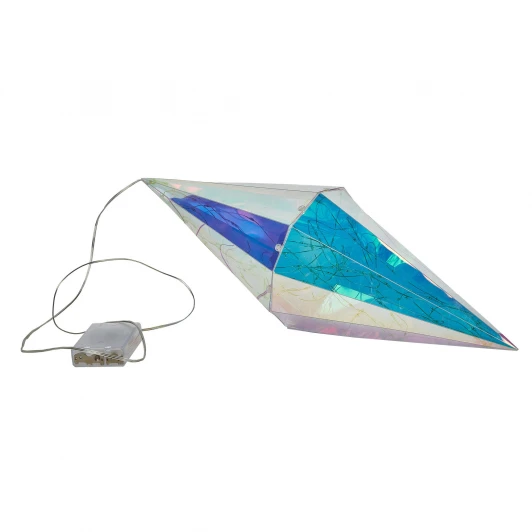 ULD-R506 3АА DIAMOND Светильник декоративный «Брильянт», на батарейках 3AA (не в/к). 100 светодиодов цвет корпуса радужный Uniel ULD-R506 3АА DIAMOND