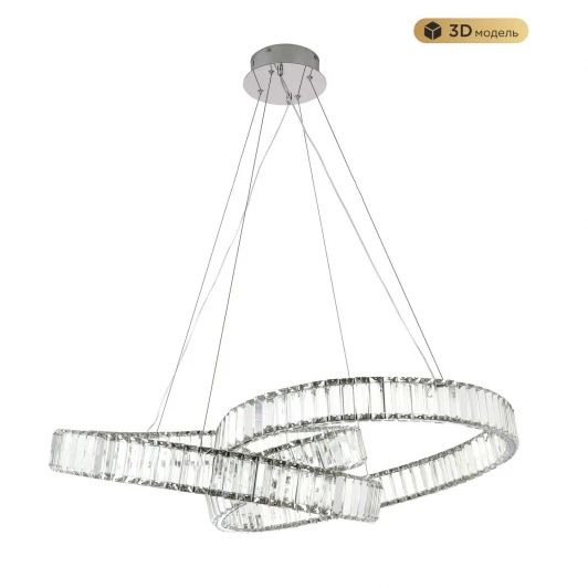 MS.9030.900 CR Подвесной светильник светодиодный хрустальный с регулировкой цветовой температуры Modelux MODESTYLE MS.9030.900 CR