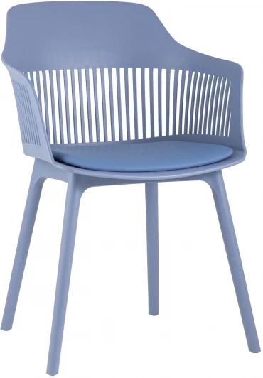 УТ000016941 Стул Stool Group Crocus с подушкой велюр голубой УТ000016941