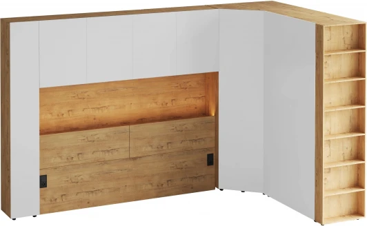 891675 Стенка Modus ОГОГО Обстановочка! (ЛДСП/Белый) арт.891675