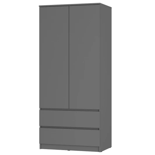 00-00143422 Шкаф БТС двухстворчатый Симпл ШК-03, графит