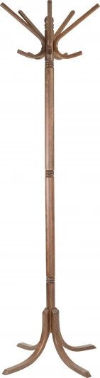 009100 Вешалка напольная В 8Н средне-коричневый Mebelik арт.009100