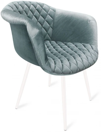 1293495404 Стул SHT-ST31-С2/S95-1 аквамарин/белый муар Sheffilton 1293495404