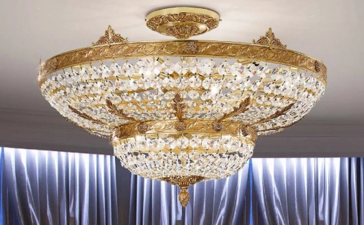 880/12+6PL Потолочная люстра Nervilamp 880 880/12+6PL (220V, хрусталь)