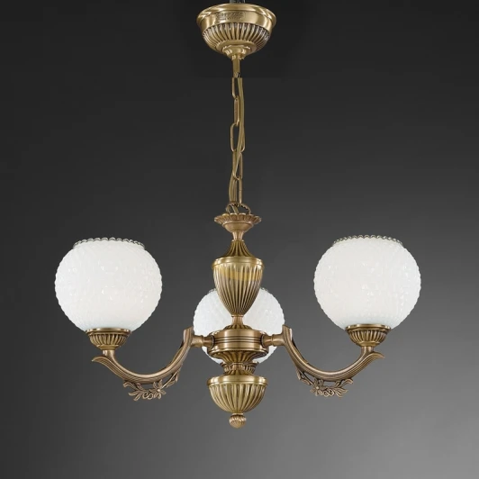 L.8650/3 Подвесная люстра Reccagni Angelo 8650 L 8650/3 (220V, на цепи)