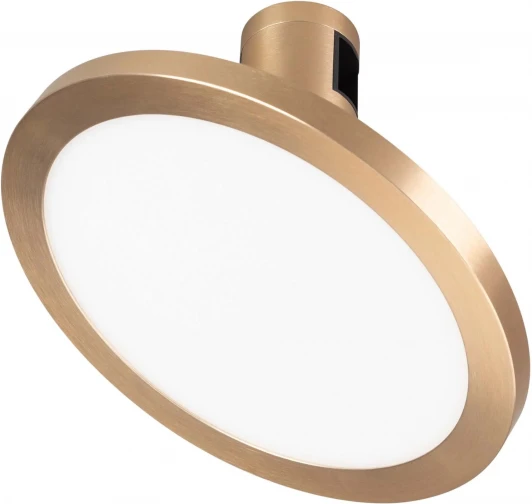 039293 Светильник ART-APRIORI-PLATO-TURN-R160-12W Warm3000 (GD, 120 deg, 48V) (Arlight, IP20 Металл) 039293