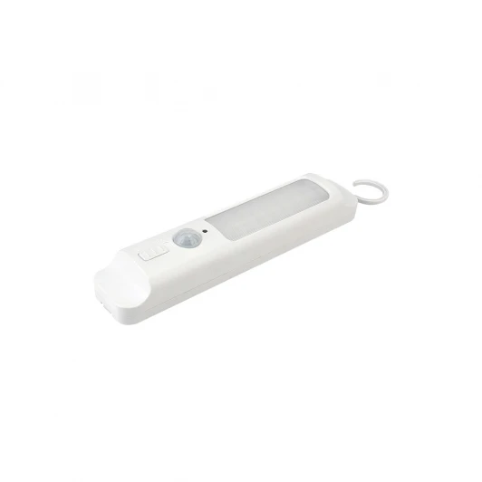 ULM-F47-0,9W/4500K/3AA SENSOR IP20 WHITE Светильник светодиодный для мебели с датчиком движения, питание 3АА (не в/к) Uniel ULM-F47-0,9W/4500K/3AA SENSOR IP20 WHITE